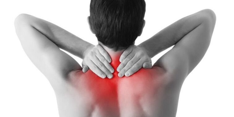 Back pain in shoulder blades