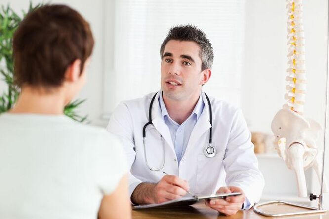 A visit to the doctor for back pain